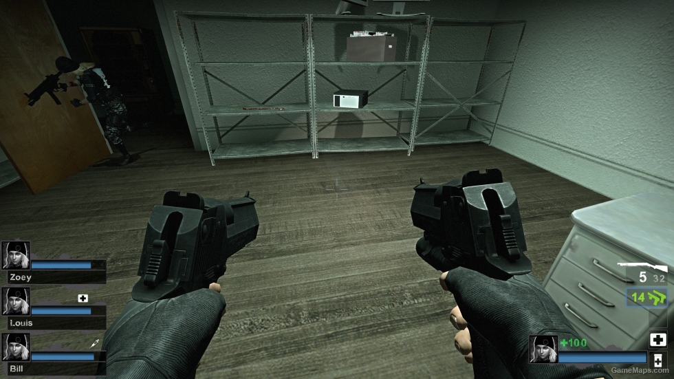 Black Dual Desert Eagles (Dual pistols)