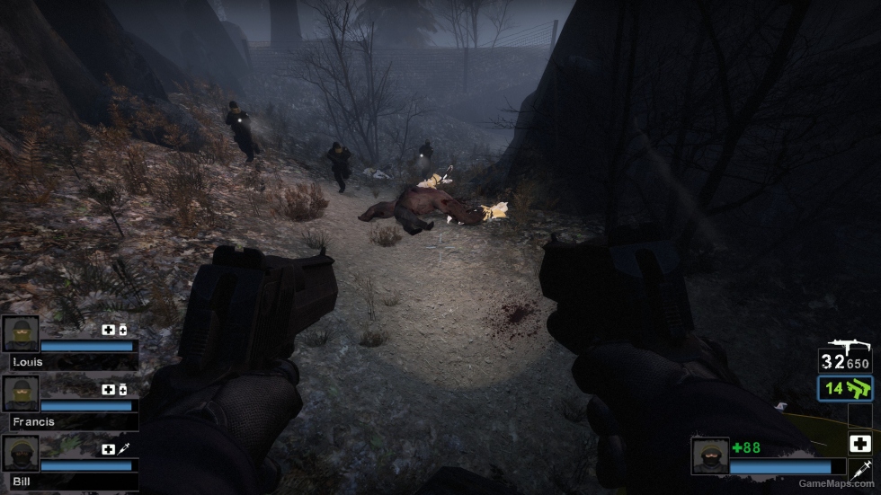 Black Dual Desert Eagles (Dual pistols)