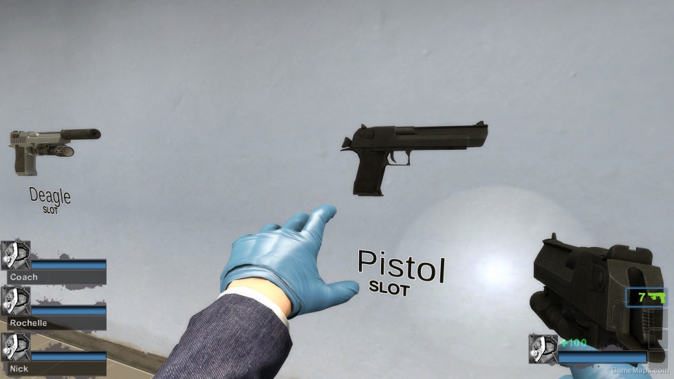 Black Dual Desert Eagles (Dual pistols)