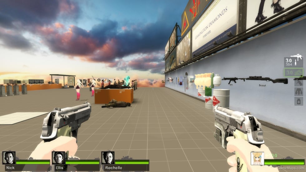 Black Lagoon Dual Berettas [pistols] [Sound fix Ver]