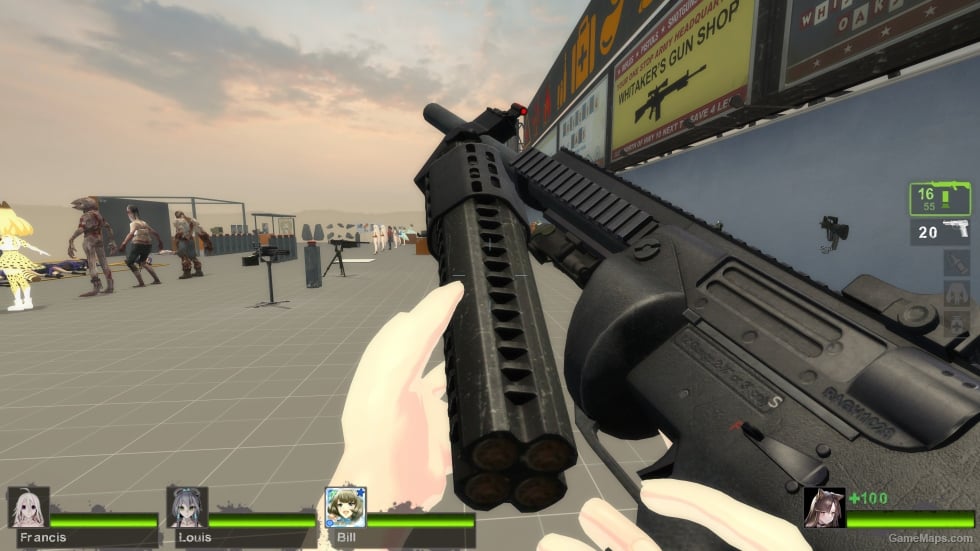 Black Ops II M1216 (Chrome shotgun)