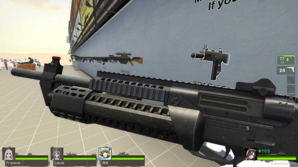 Black Ops II M1216 (Chrome shotgun)