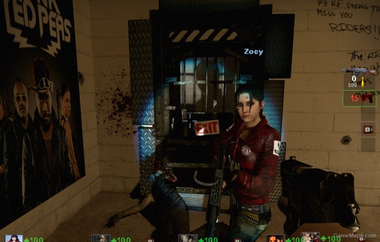 black Safe Room Door 