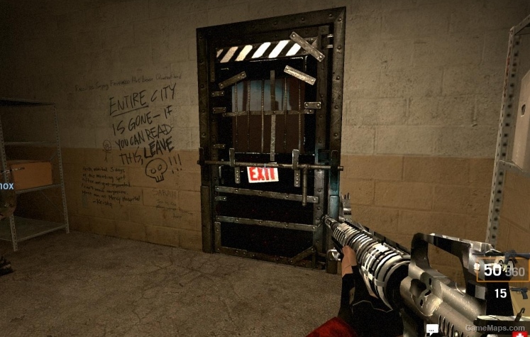 black Safe Room Door V2