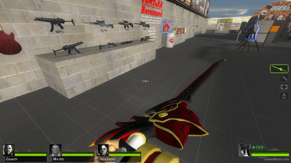 Blazing Heart's Blade (Replaces Katana)