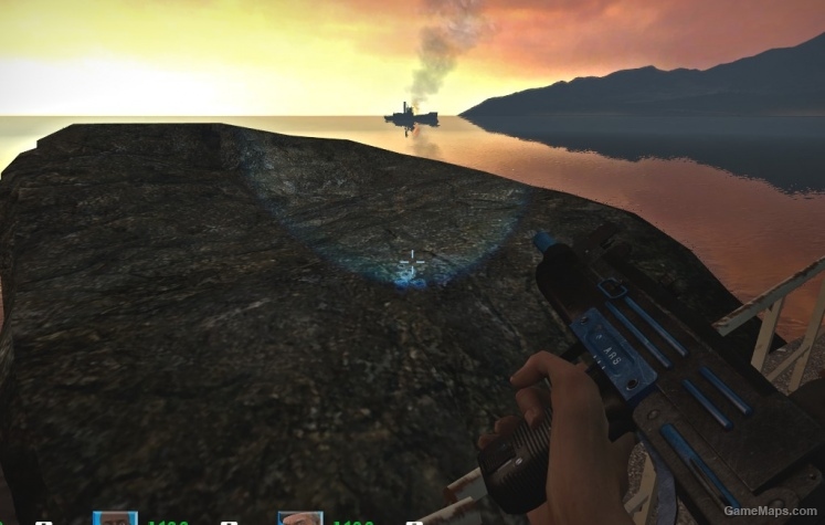 Blue and Black Tattered Uzi (Ported to L4D2)