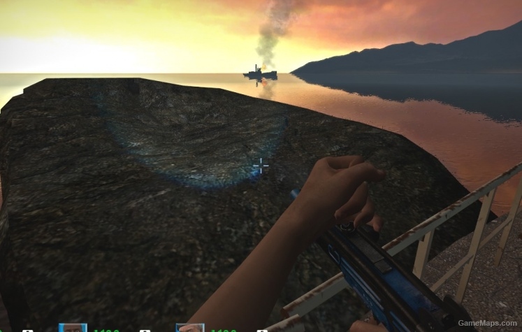 Blue and Black Tattered Uzi (Ported to L4D2)