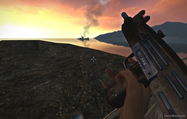 Blue and Black Tattered Uzi (Ported to L4D2)