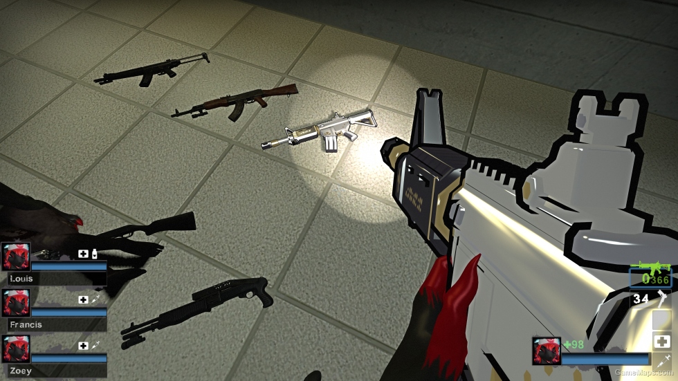 Blue Archive Shirasu Azusa SKIN M4A1 [Desert Rifle] [request]