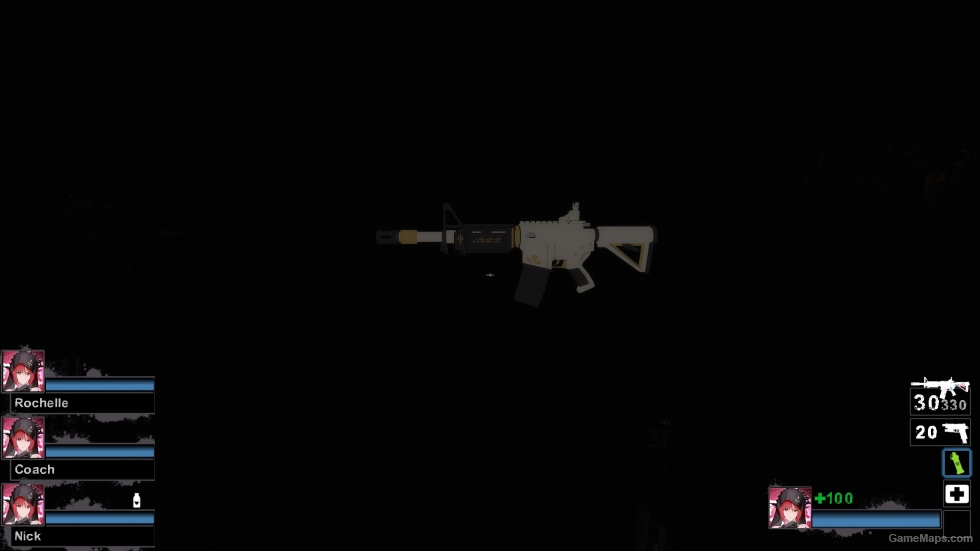 Blue Archive Shirasu Azusa SKIN M4A1 Replacement for M16 v2 [request]