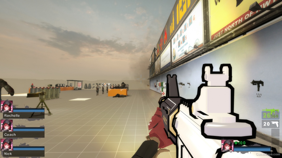 Blue Archive Shirasu Azusa SKIN M4A1 Replacement for M16 v2 [request]