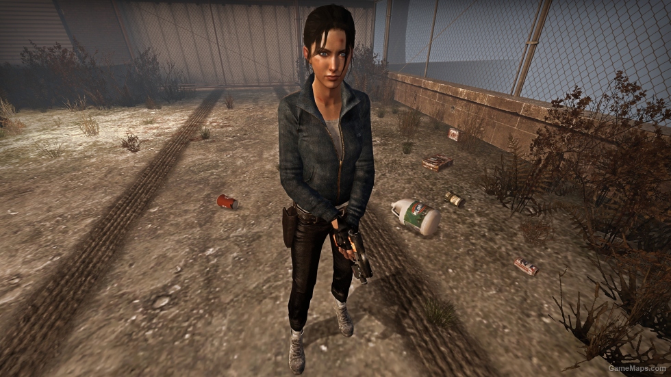 Blue Denim And Leather Zoey Body With Gloves