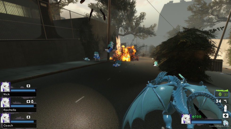 Blue Eyes White Dragon (Grenade Launcher) v3 [Sound fix Ver]