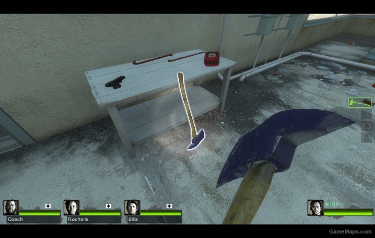 Blue Repainted Fireaxe
