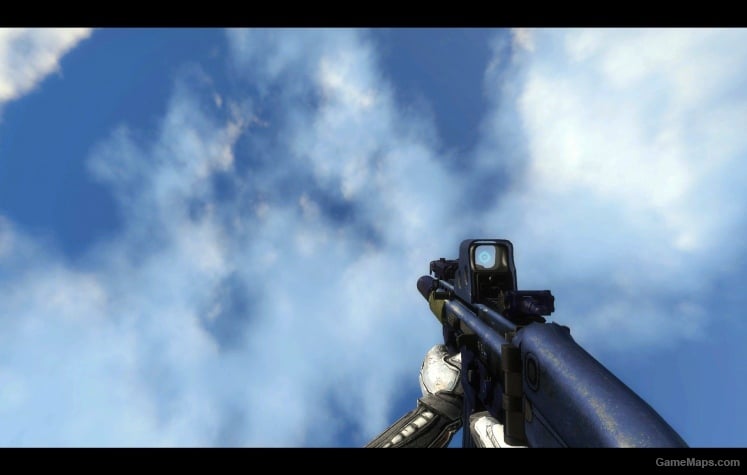 Blue SCAR-L w/ EOTech, AN/PEQ and silencer - FP view; note that I play on a wider FOV, so yours may appear different than pictured Blue SCAR-L w/ EOTech, AN/PEQ and silencer