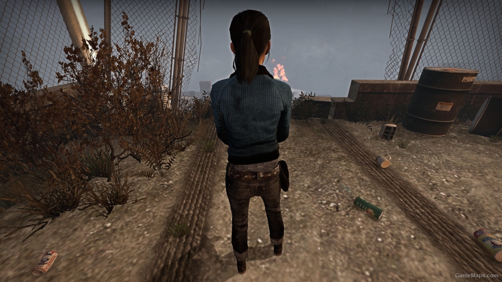 Blue Sweater Zoey Body with Gloves