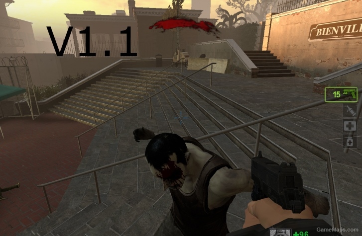 BO styled damage indicator and MW styled crouch icon