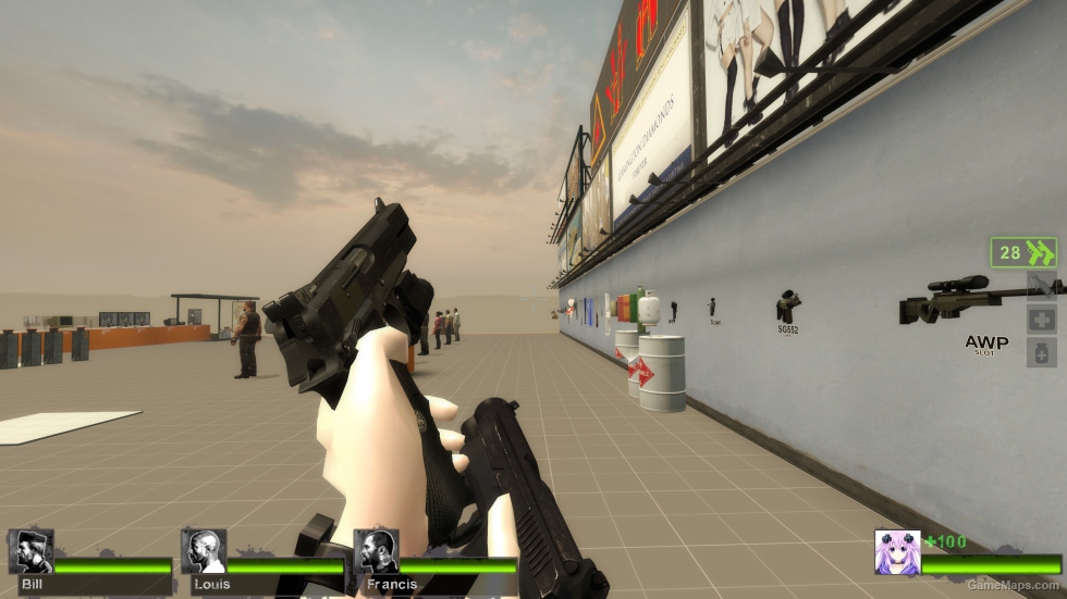 Browning Hi-Power & Gsh-18 v2 (Dual pistols)
