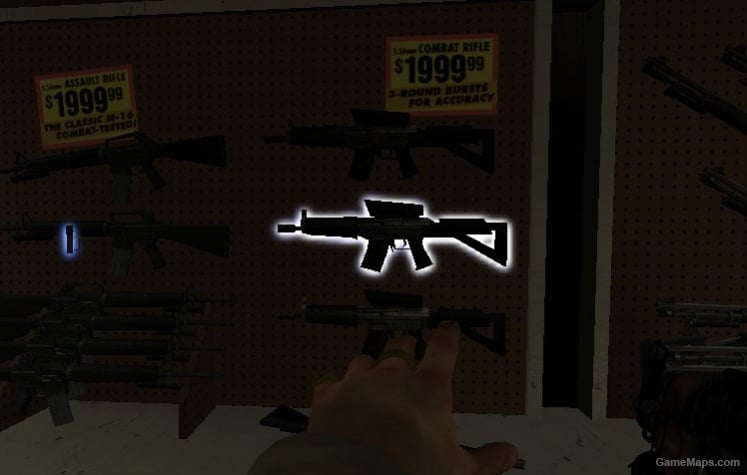 Buffed SG552 replaces SCAR-L - Seems to fire 2s, not 3s. Buffed SG552 replaces SCAR-L