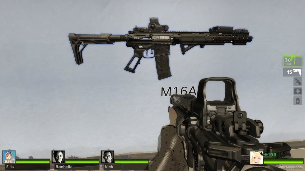 Call Of Duty Modern Warfare 2019 F1 Firearms Skeletonized M4A1 v4 (M16A)