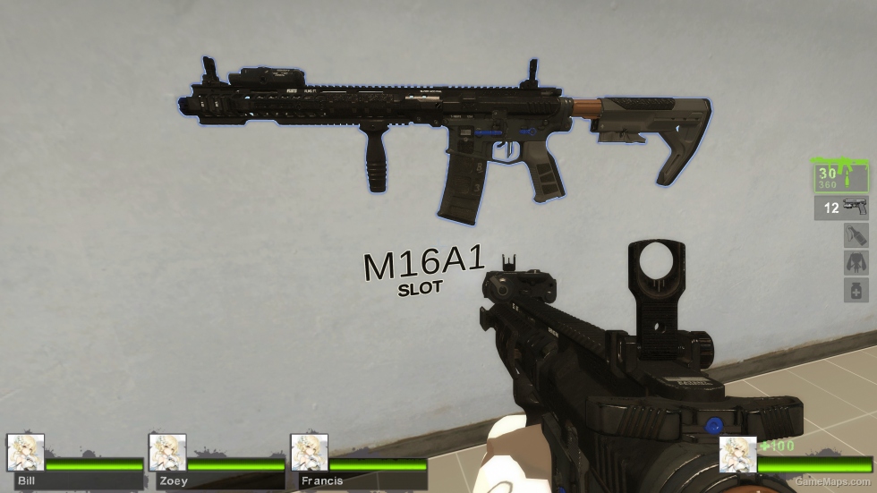 Call Of Duty Modern Warfare 2019 M4A1 Zip Tie - Iron Sight (M16A2) [Sound fix Ver]