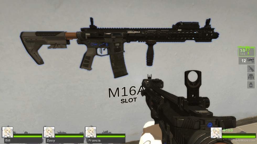 Call Of Duty Modern Warfare 2019 M4A1 Zip Tie - Iron Sight (M16A2) [Sound fix Ver]