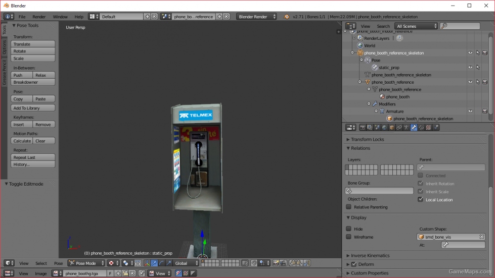 Caseta telmex mod