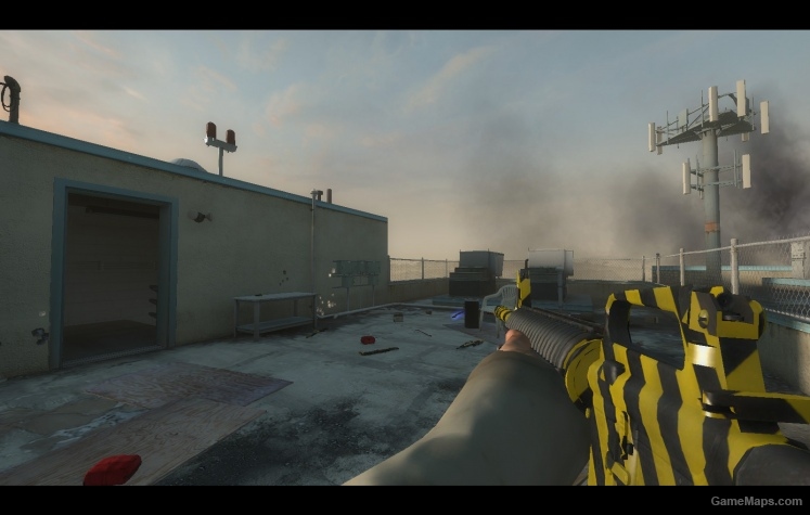 Caution weapon camo pack