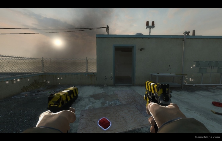 Caution weapon camo pack