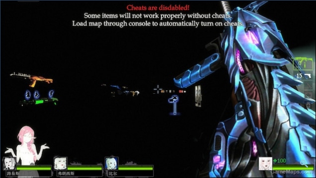 CFm SCAR-H Dark Knight/ CF手游-scar幽暗骑士-ak47