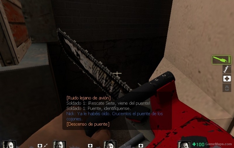chainsaw red