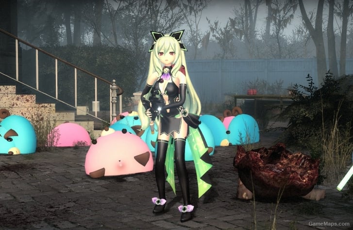 Chika Hakozaki (Hyperdimension Neptunia) - Chika, not Bear is arrive for fight. Chika Hakozaki (Hyperdimension Neptunia)