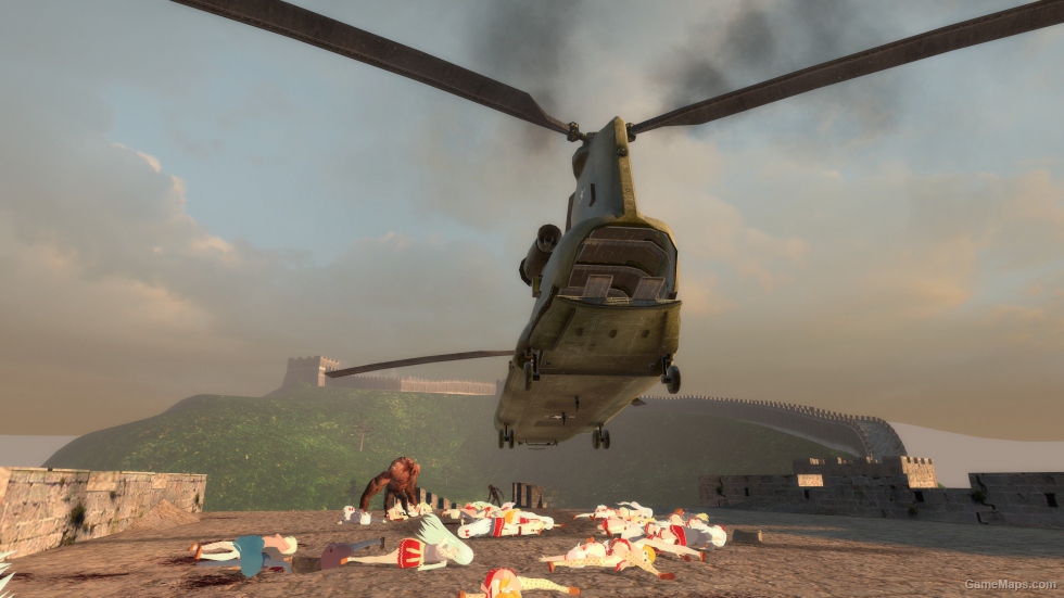 Chinook for Sea Stallion - real SFX vers v2 (CH-47D Custom sound l4dkk)