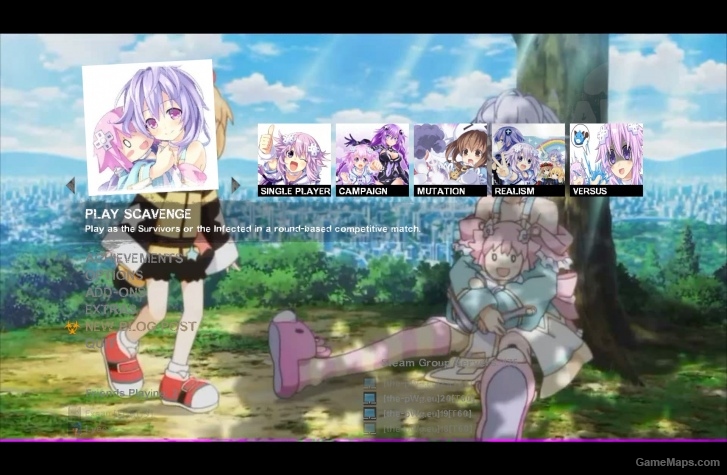 Choujigen Game Neptunia Menu MOD