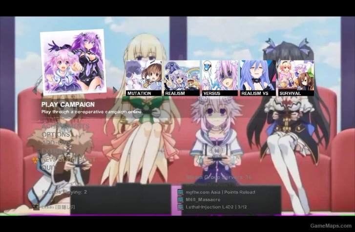 Choujigen Game Neptunia Menu MOD