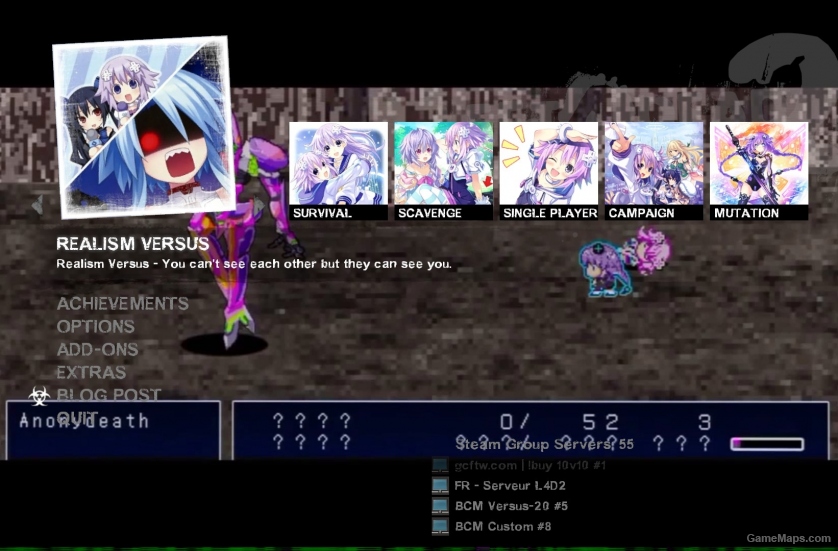 Choujigen Game Neptunia Menu V.2