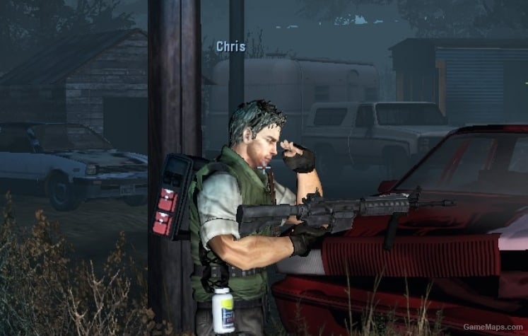 Chris Redfield mod, Name & HUD Icons