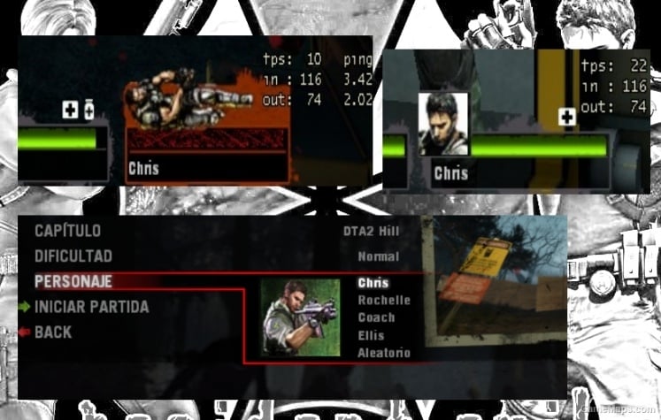 Chris Redfield mod, Name & HUD Icons