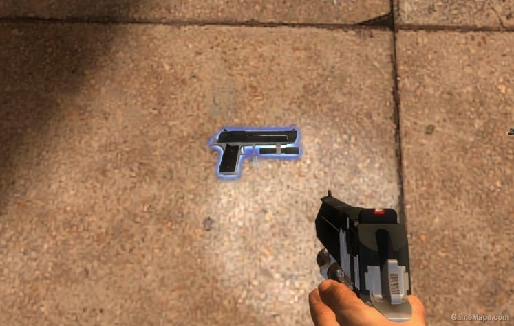 Chrome/Black Desert Eagle