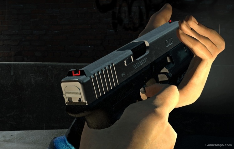 Chrome Hellsing Glock18 (smg replacement)
