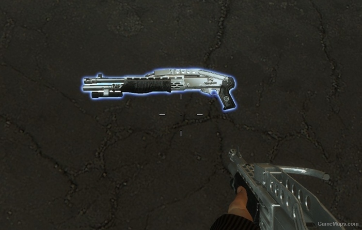 Chrome Hellsing Shotgun SPAS