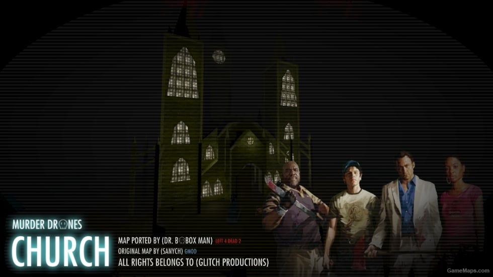 CHURCH (Copper 9 Lab) L4D2 Survival Map