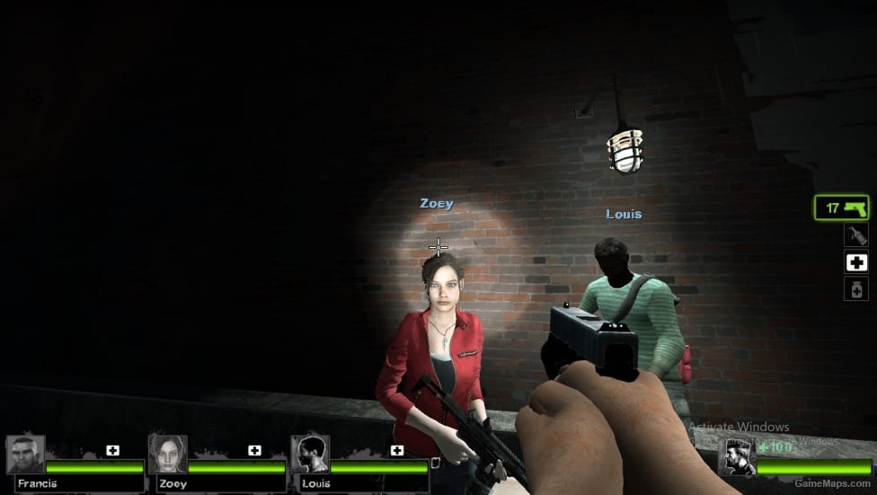 Claire Redfield replacing Zoey in L4D2