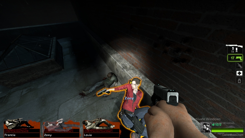 Claire Redfield replacing Zoey in L4D2