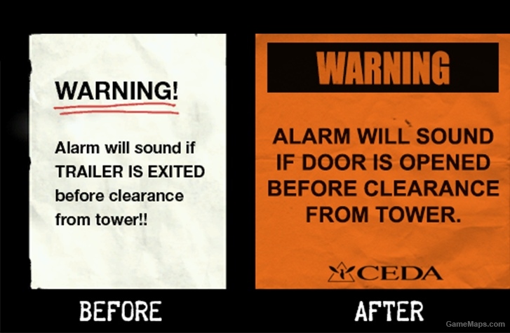 Coach reads properly the CEDA decontamination chamber poster