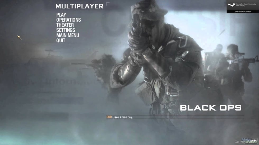 COD Black Ops: Multiplayer Menu Music
