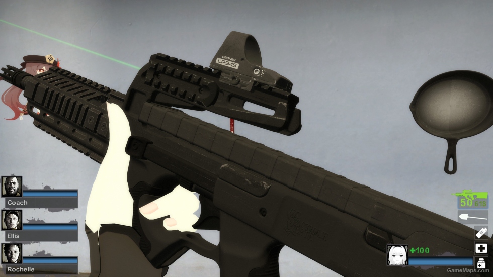 COD MW22 SPEC OPS Tactical PDSW528 Silenced - Solid Black (Uzi-SMG) v3 [Sound fix Ver]