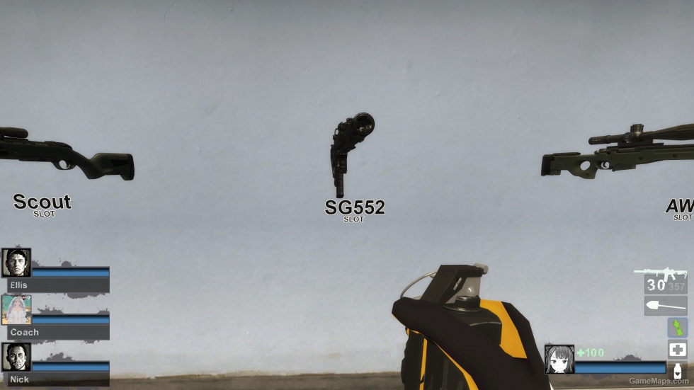 COD:MW AR15 Zip-Tie SD Black (sg552) (request)