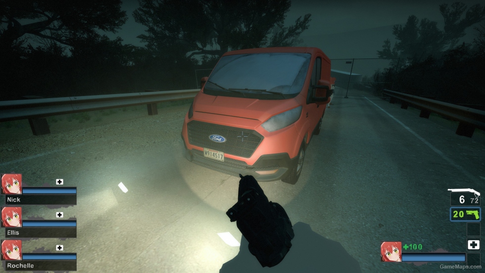 COD MW Salmon color Ford Transit - Race Car (Sound Add Ver)