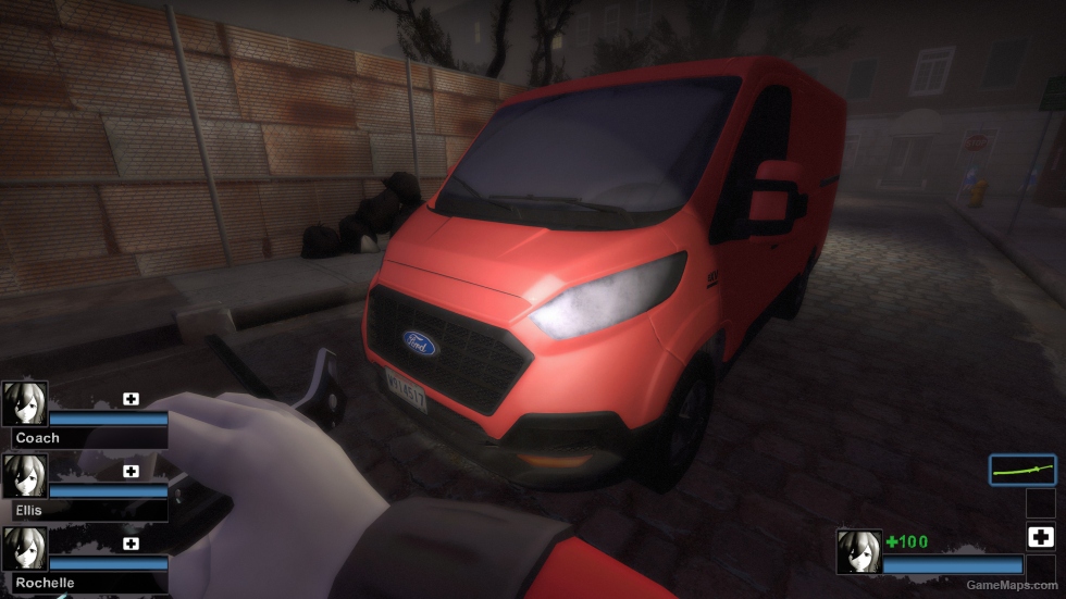 COD MW Salmon color Ford Transit - Race Car (Sound Add Ver)